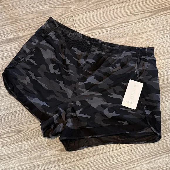 Mesh Racer Run Mid Rise 4" Short - Picture 2 of 8